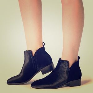 NIB Velvet Booties